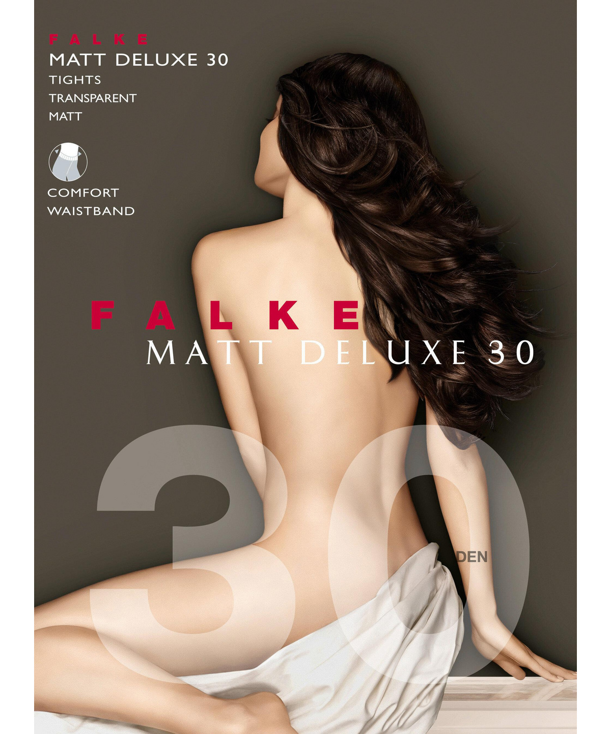 FALKE MATT DELUXE 30 DENIER TRANSPARENT MATT - Leggings - Stockings - black  (3009)/black - Zalando.de