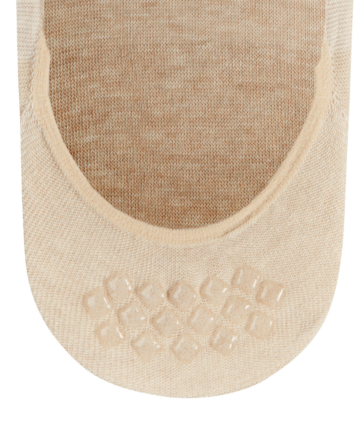 Step Medium Cut Men No Show Socks (Beige)