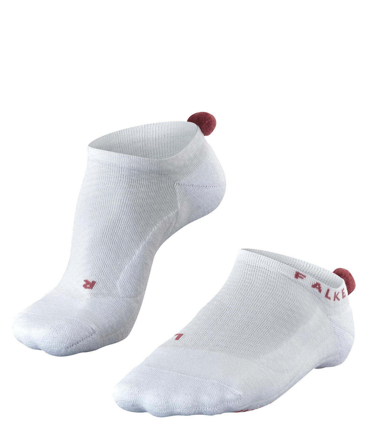 Pompom Women Golf No Show Socks (White) | FALKE