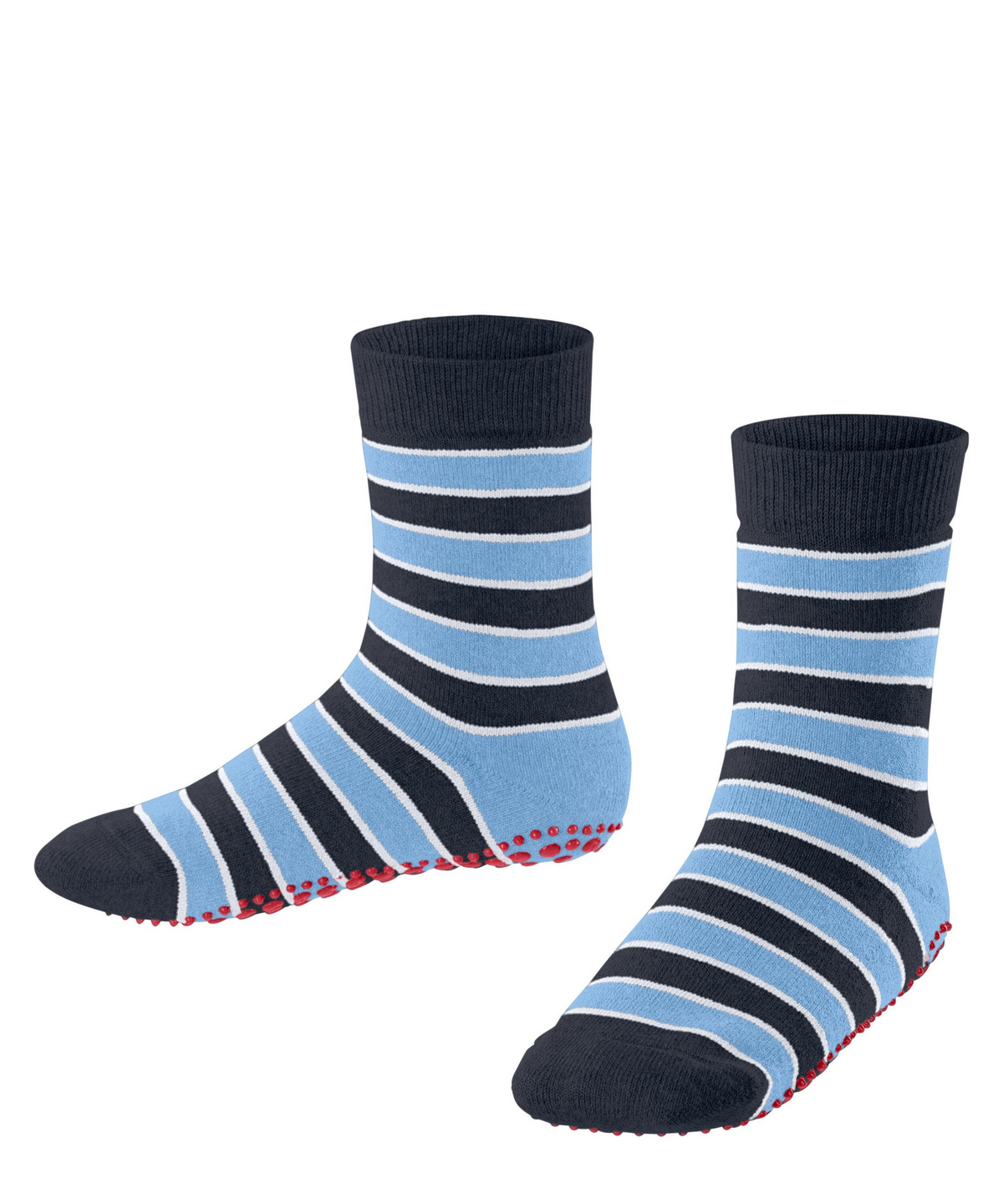 Simple Stripes Niño Calcetines para andar por casa (Azul)