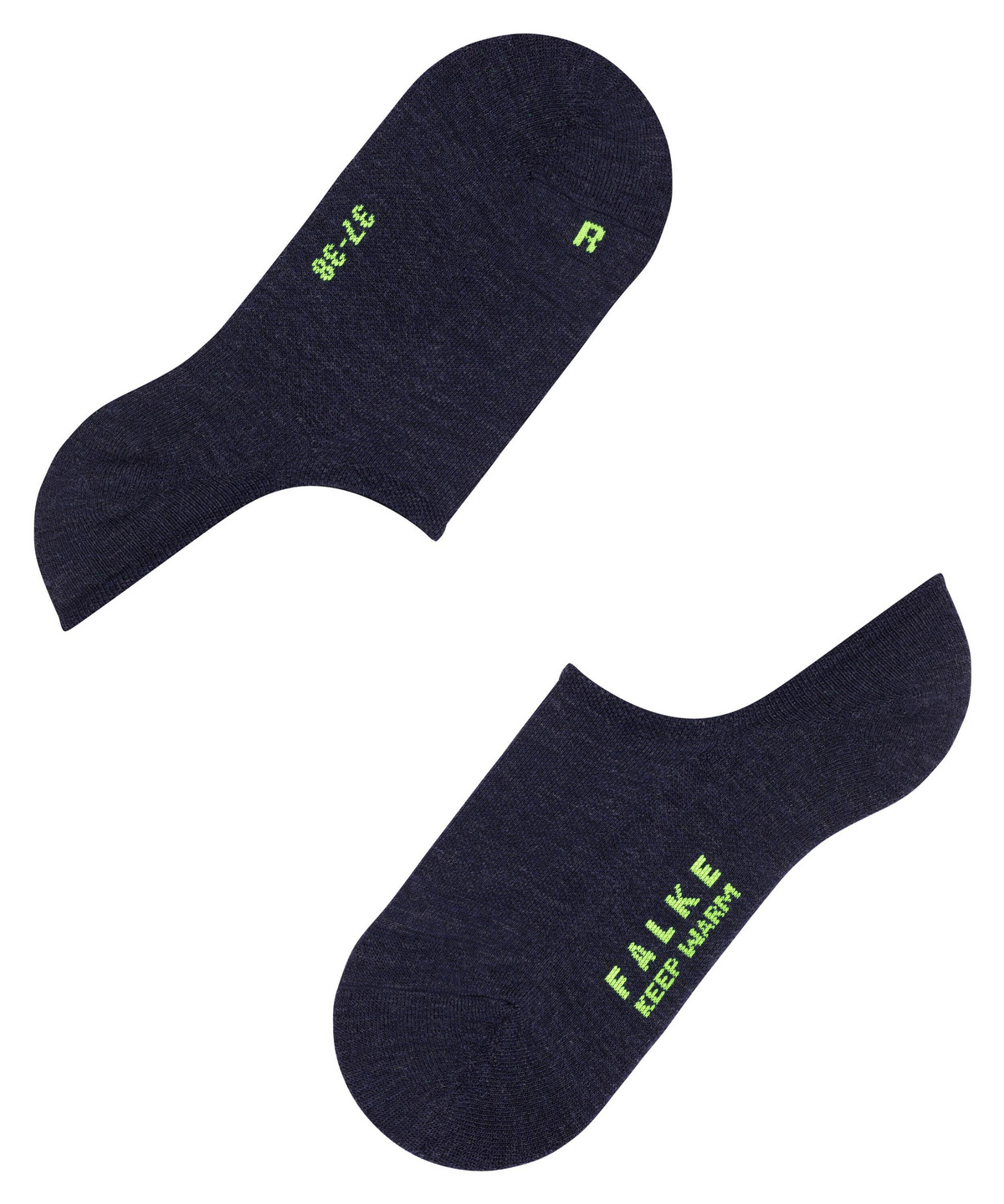 FALKE Calzini Invisibili Donna Keep Warm – Fantasmini In Lana Merino Con Suola In Peluche, Termici, Taglie 35-41