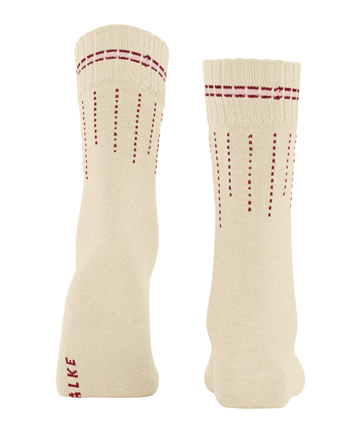 Neon Knit Women Socks (Beige) | FALKE