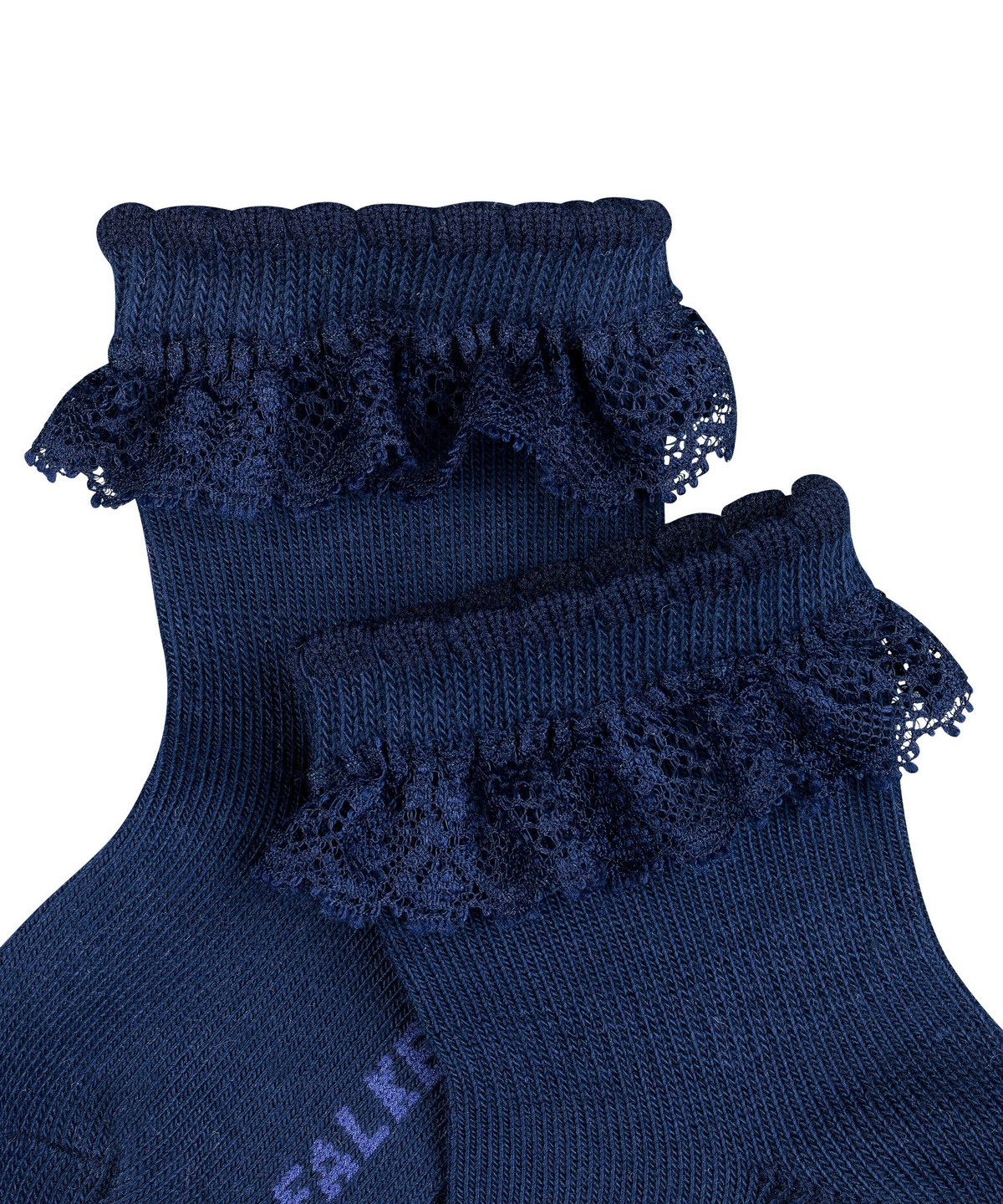 Blue Ruffle Socks