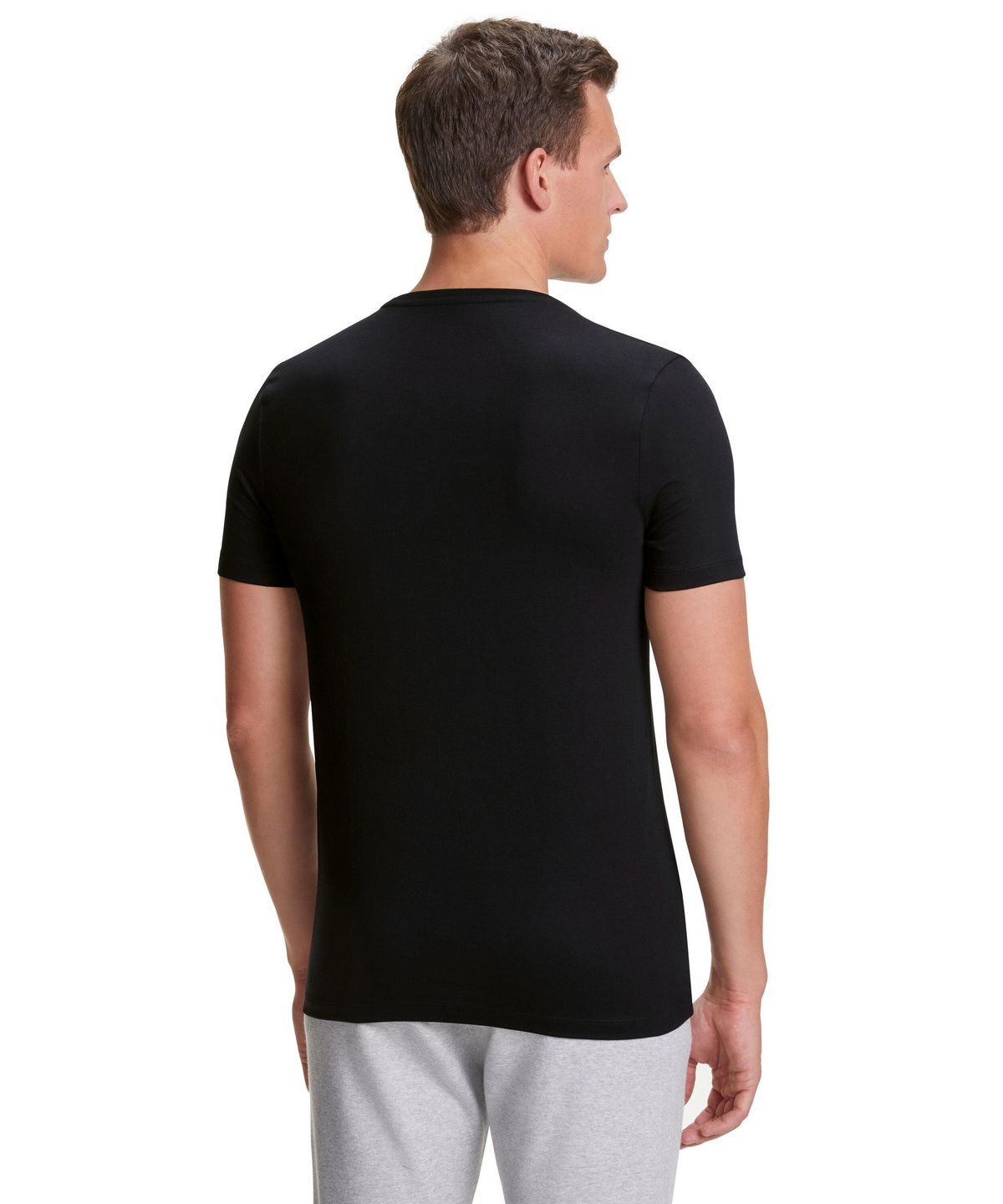 Herren T-Shirt (Schwarz) FALKE 2-Pack |
