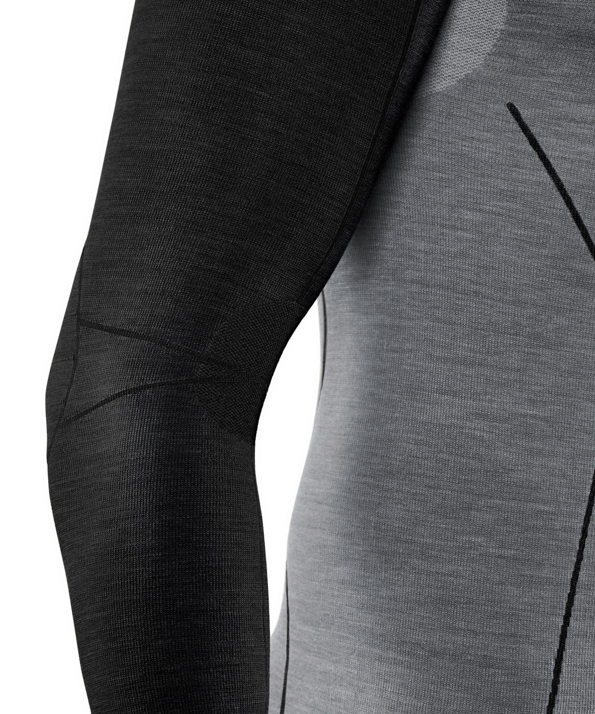 Wool-Tech MEN ZIP SHIRT COMFORT (Grey) | FALKE
