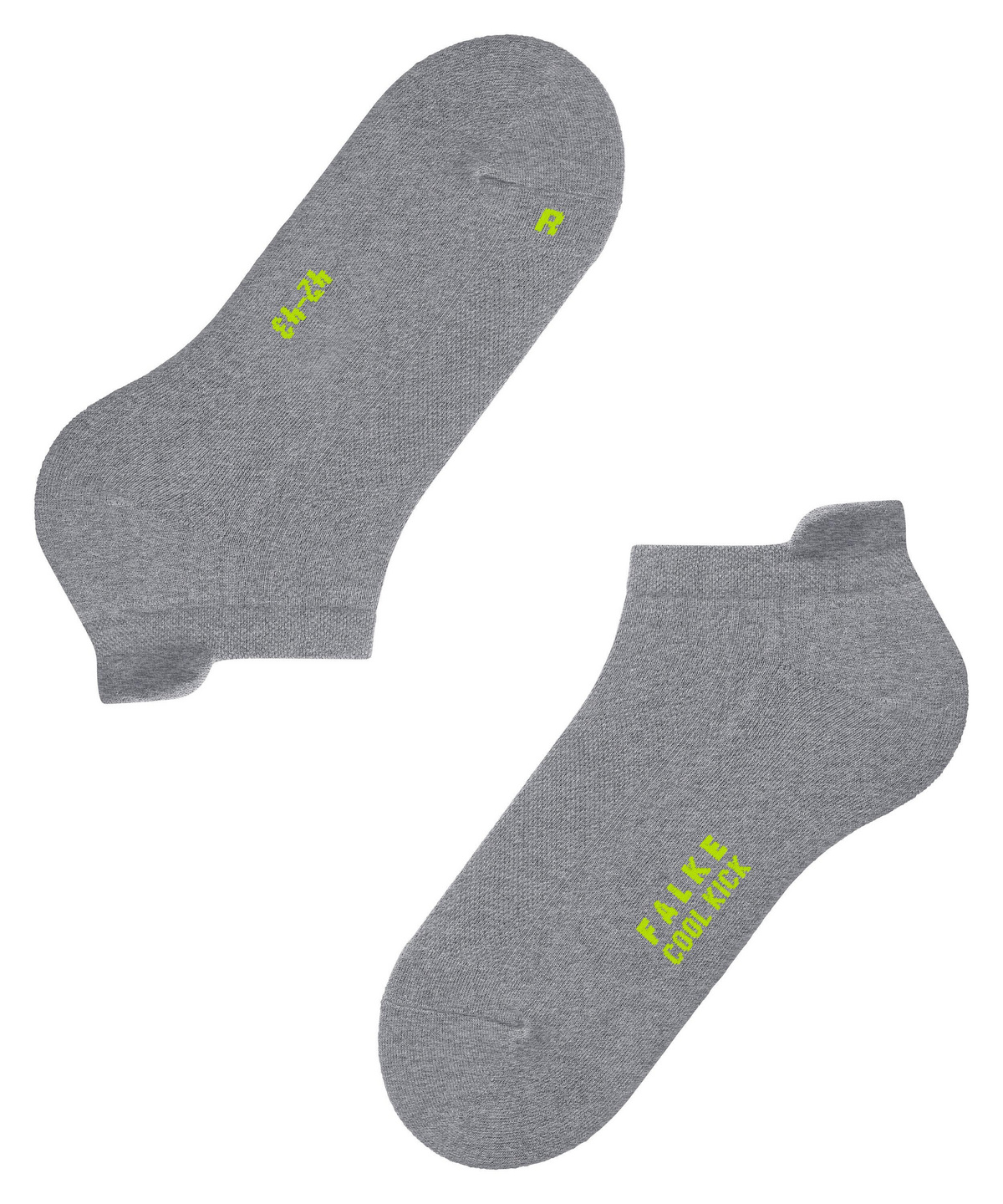 FALKE COOL KICK SNEAKER 42-43 新品 ソックス 4足 Cool Kick Unisex Ankle Socks (Grey)