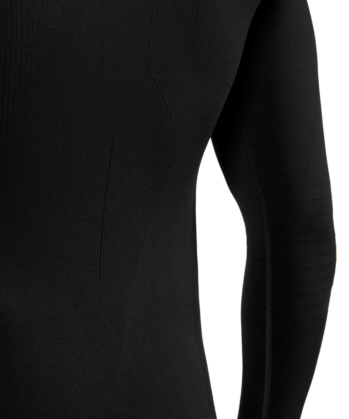 Maximum Warm MEN ZIP SHIRT TIGHT FIT (Black) | FALKE