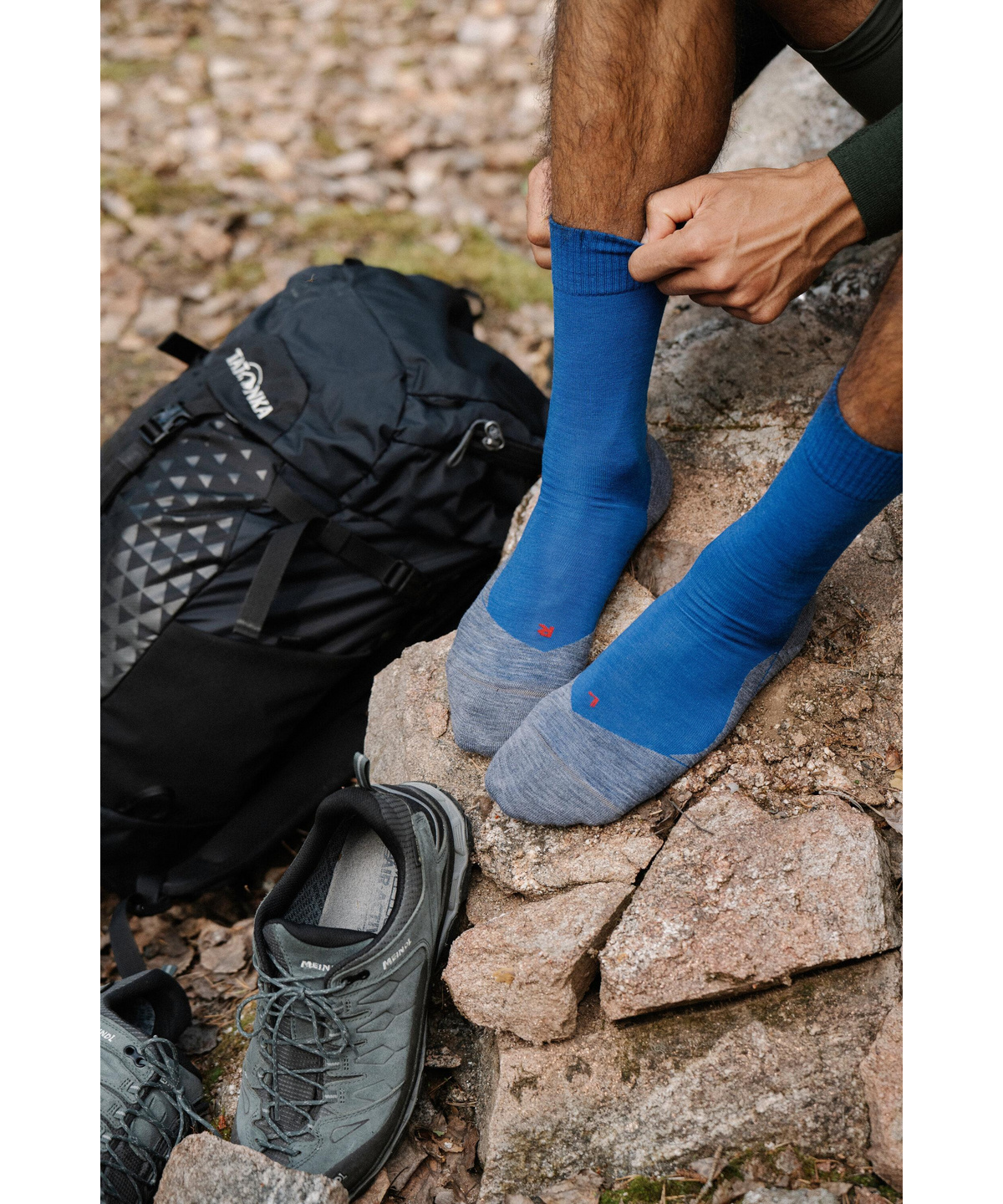 Calcetines de compresión altos Hiking Max Cushion, hombre