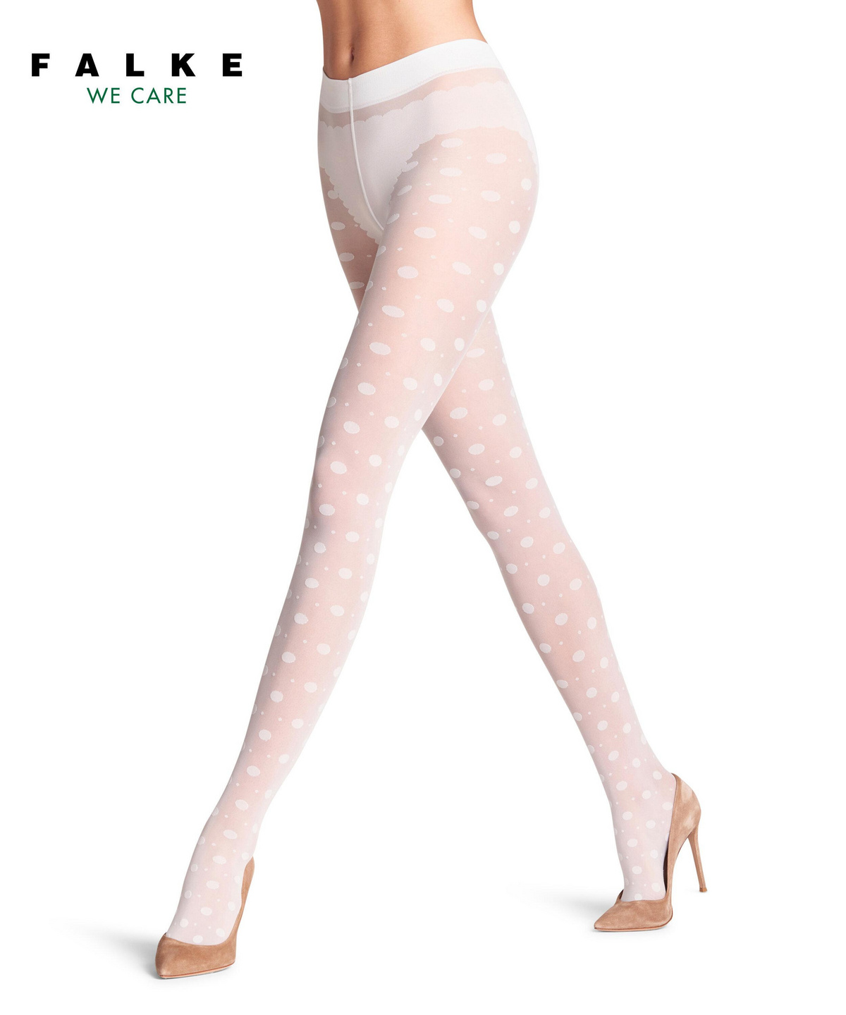 FALKE Dot 15 DEN Dames Sokjes, Grijs (pearl Grey