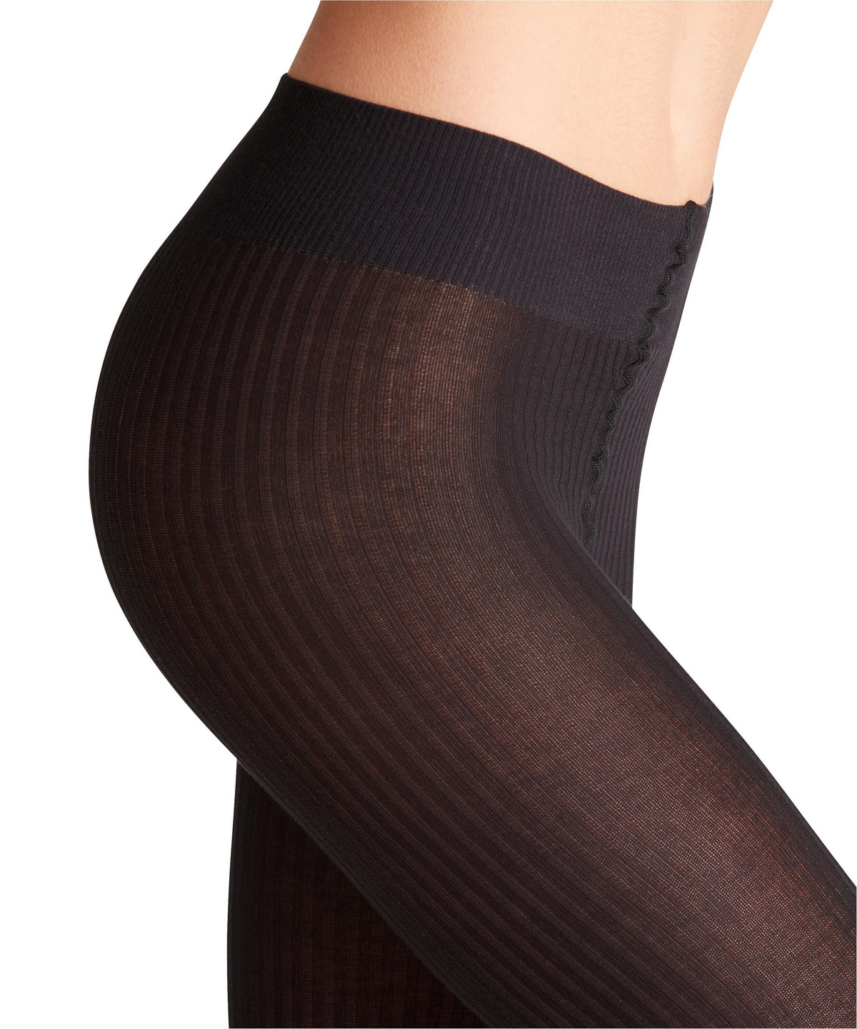絶対的な信頼 TI Rib Family Women FALKE | (Black) Tights 服&ファッション小物