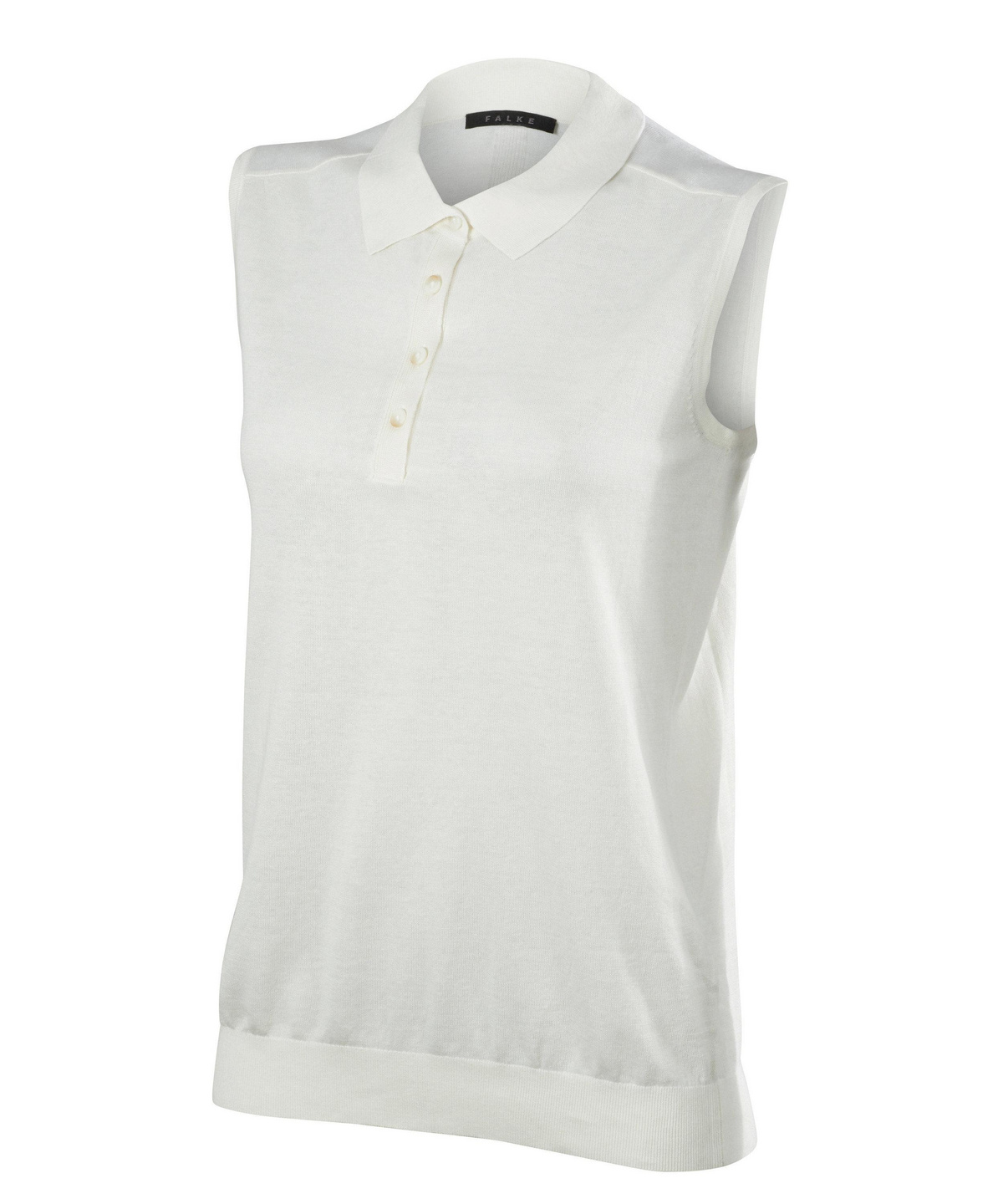 white sleeveless polo shirt for ladies