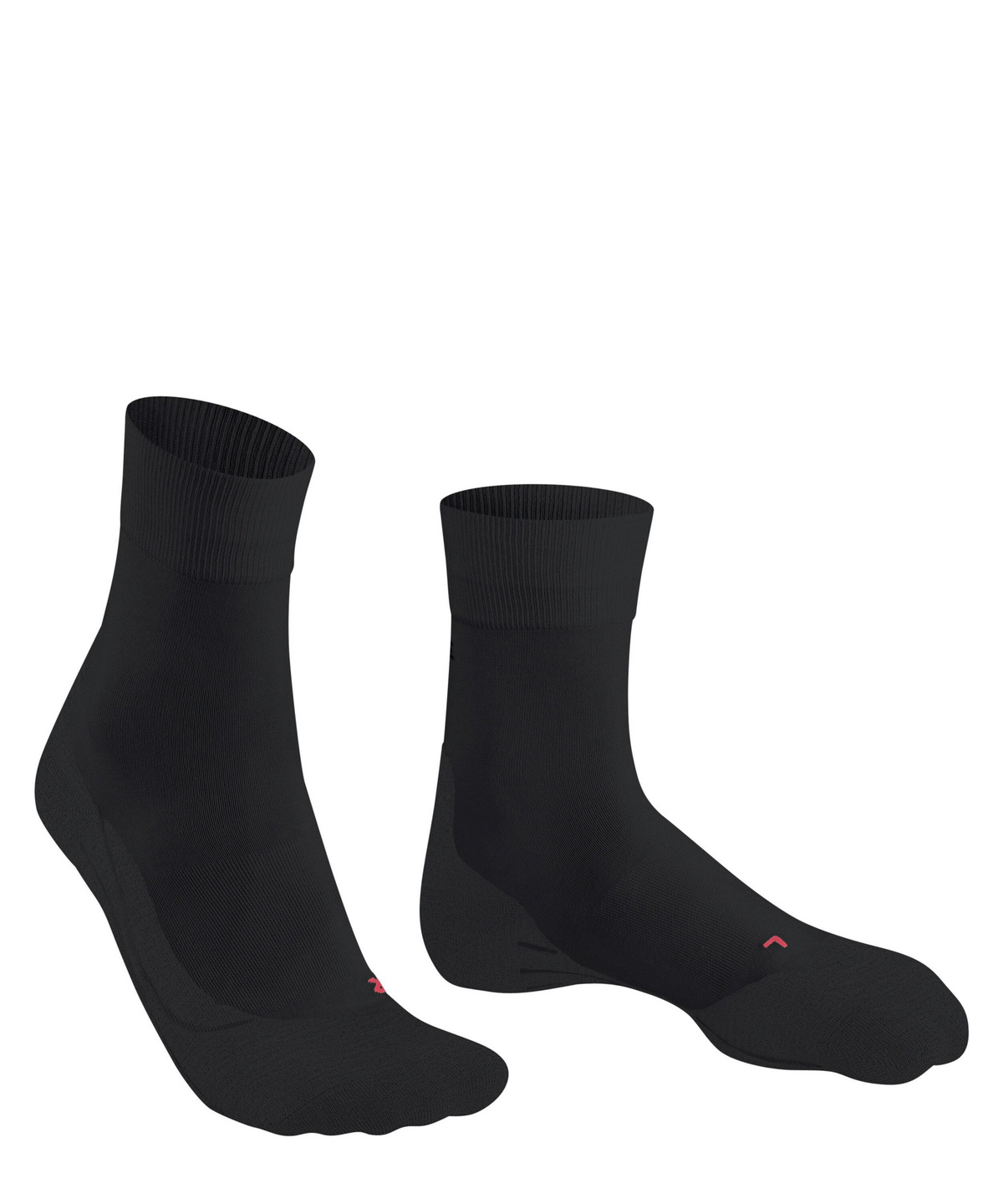 FALKE Women's RU Compression Energy Running Socks - Black, Size 8-10.5, Shin Support For Athletes
