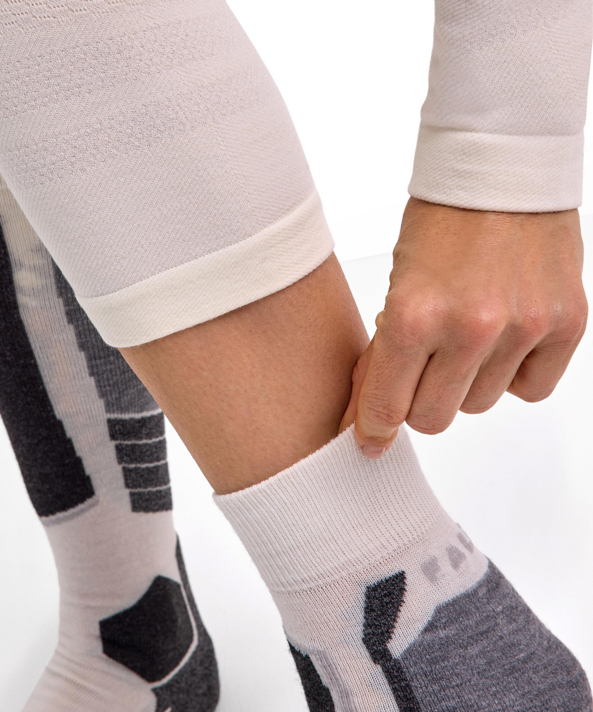 Thermozone 3/4 Women Tights Wool-Tech (White)