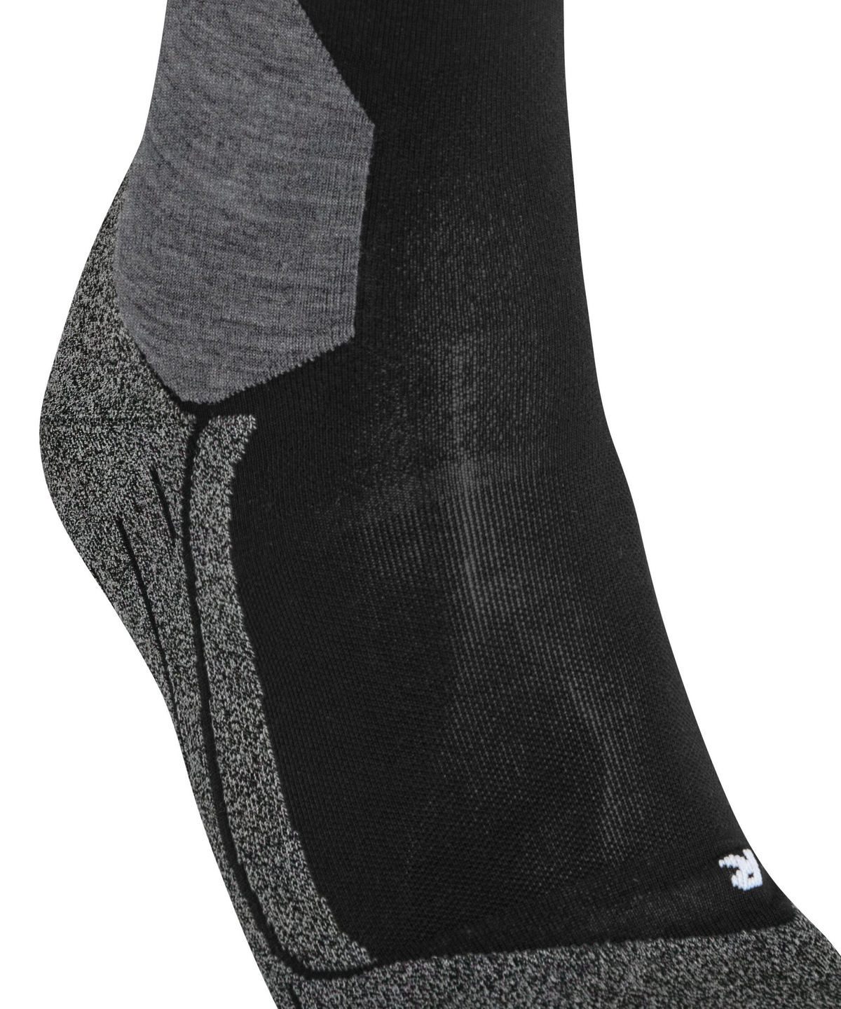 SK6 Pro Men Skiing Knee-High Socks (Black)