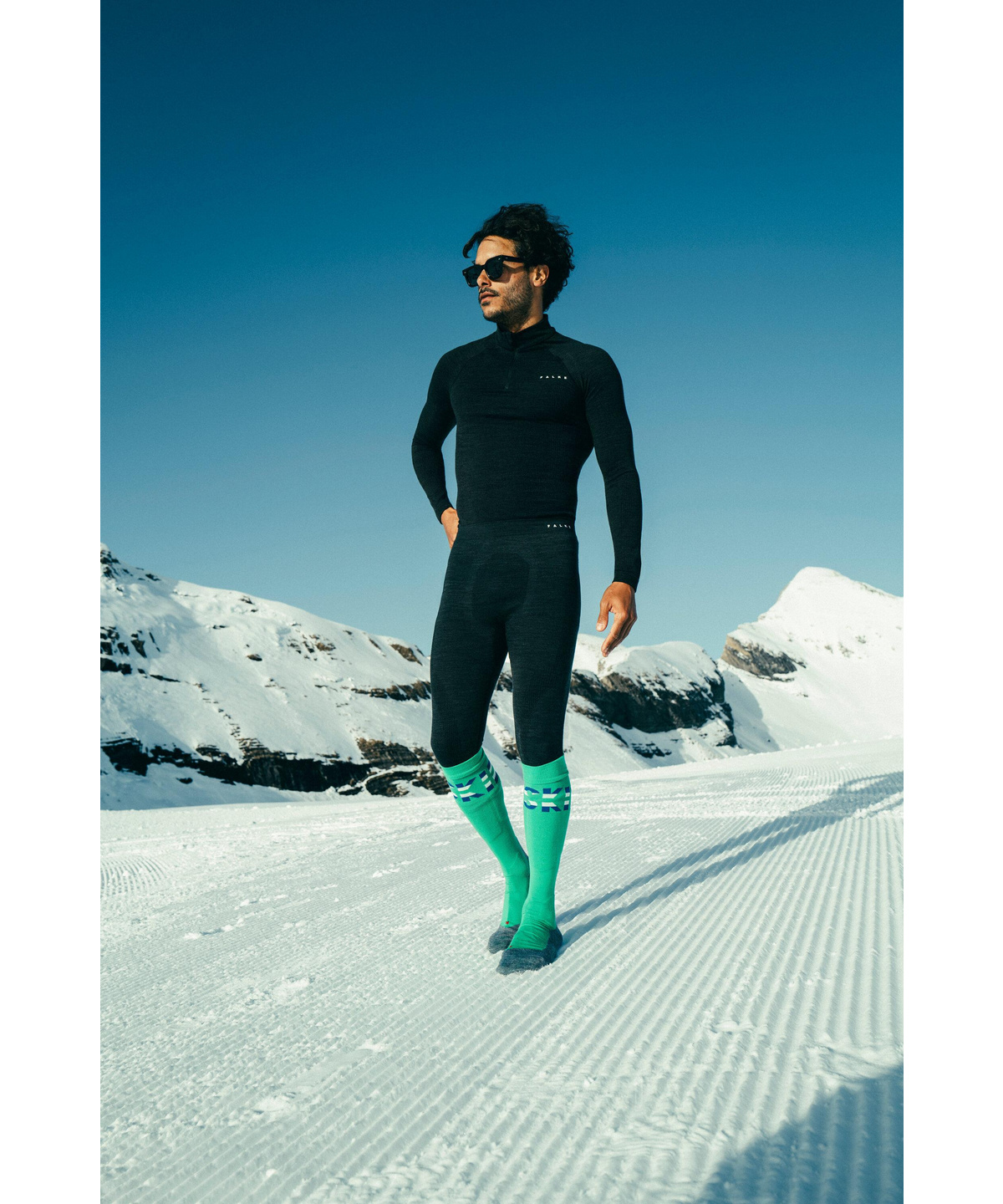 3/4 Men Tights Wool-Tech (Black)