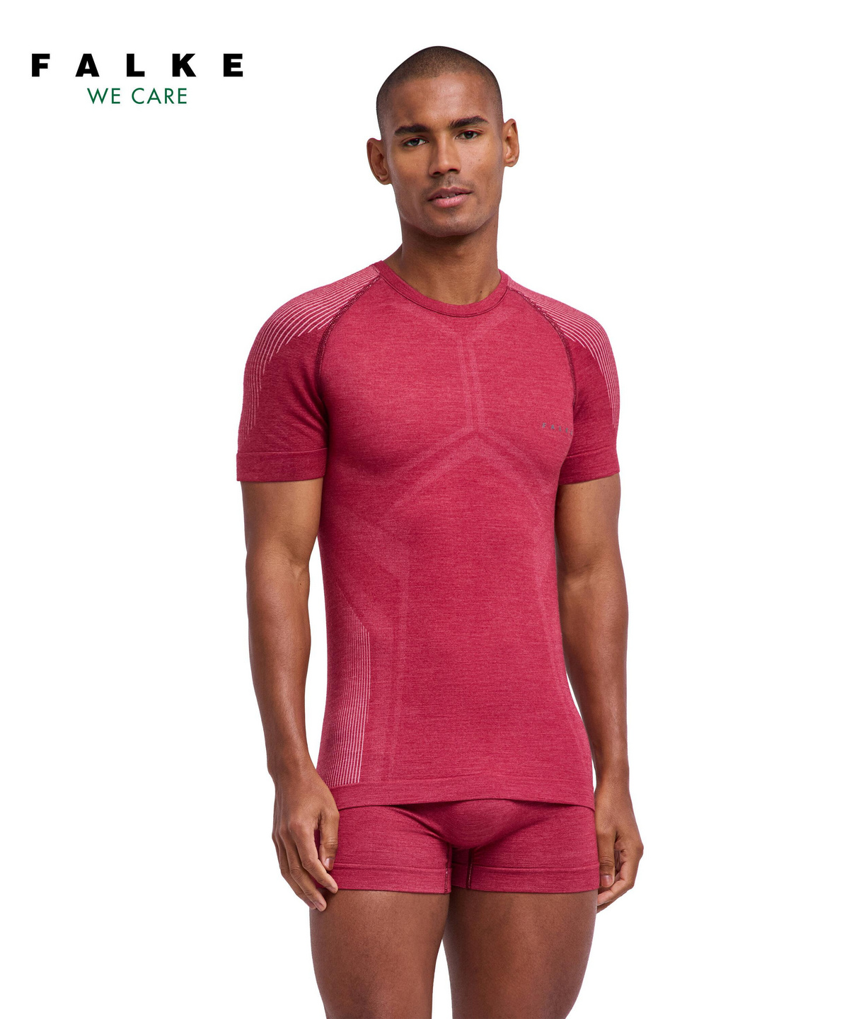 Men T-Shirt Wool-Tech Light (Red)