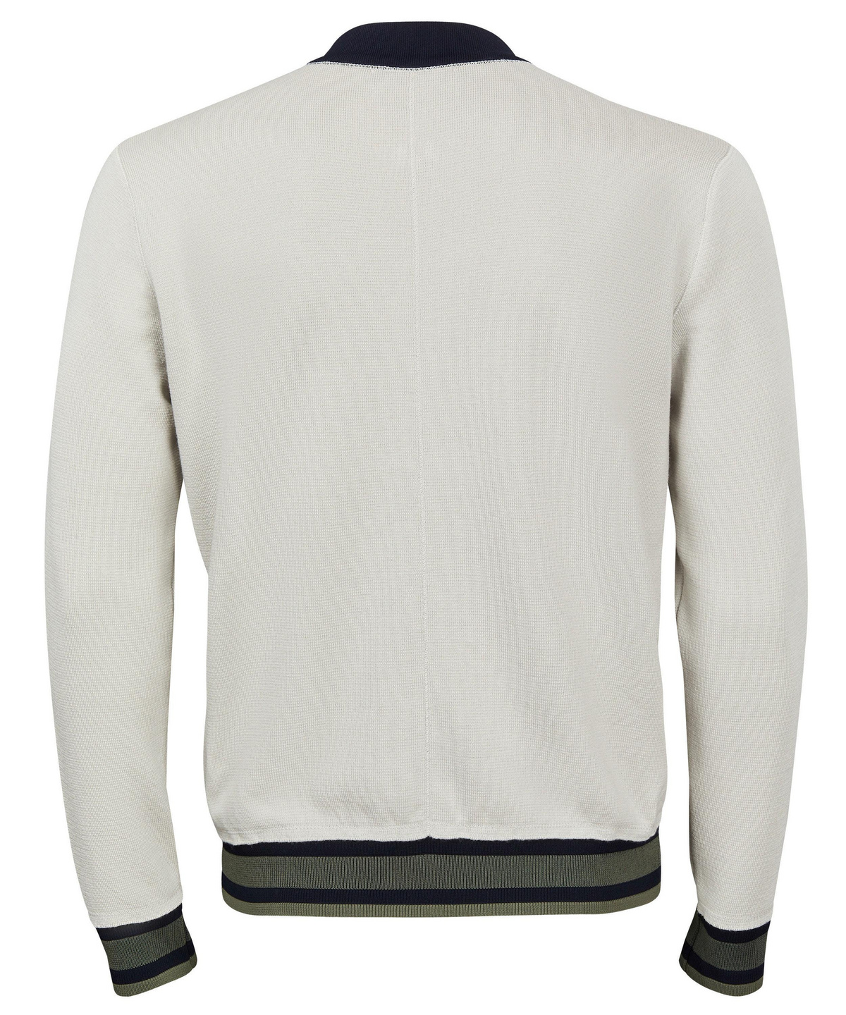 mens zipped cardigan with collar and side pockets