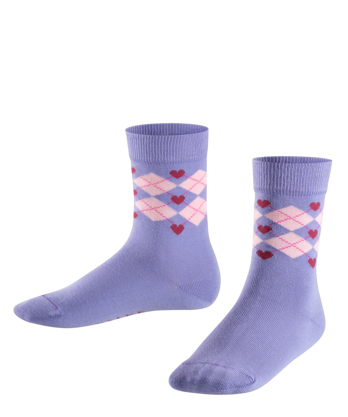 kids purple argyle socks