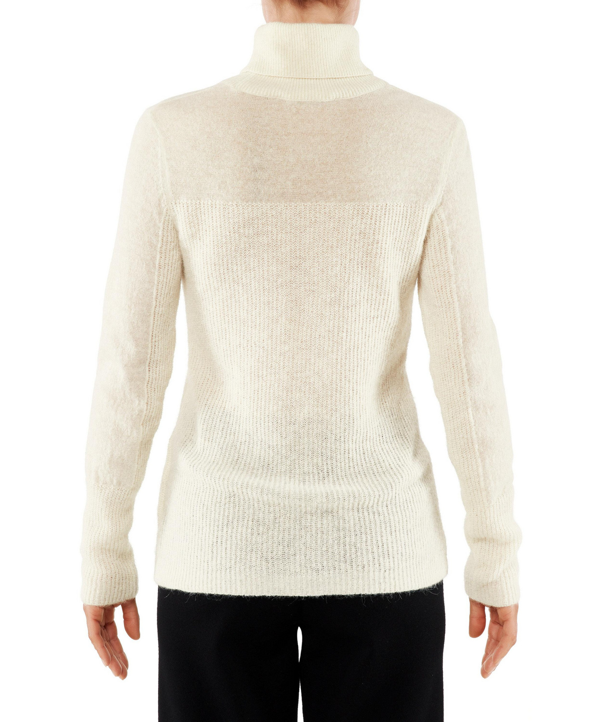 grey polo neck jumper womens