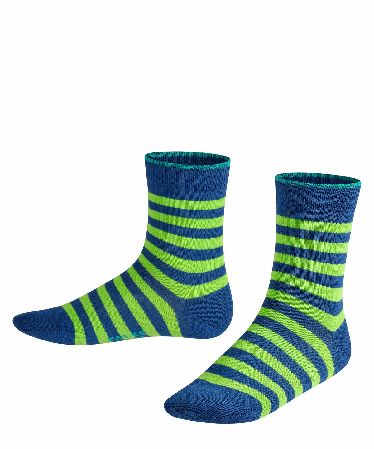39-42 Light Grey Falso|#Falke Kids Pencil Stripe Socks