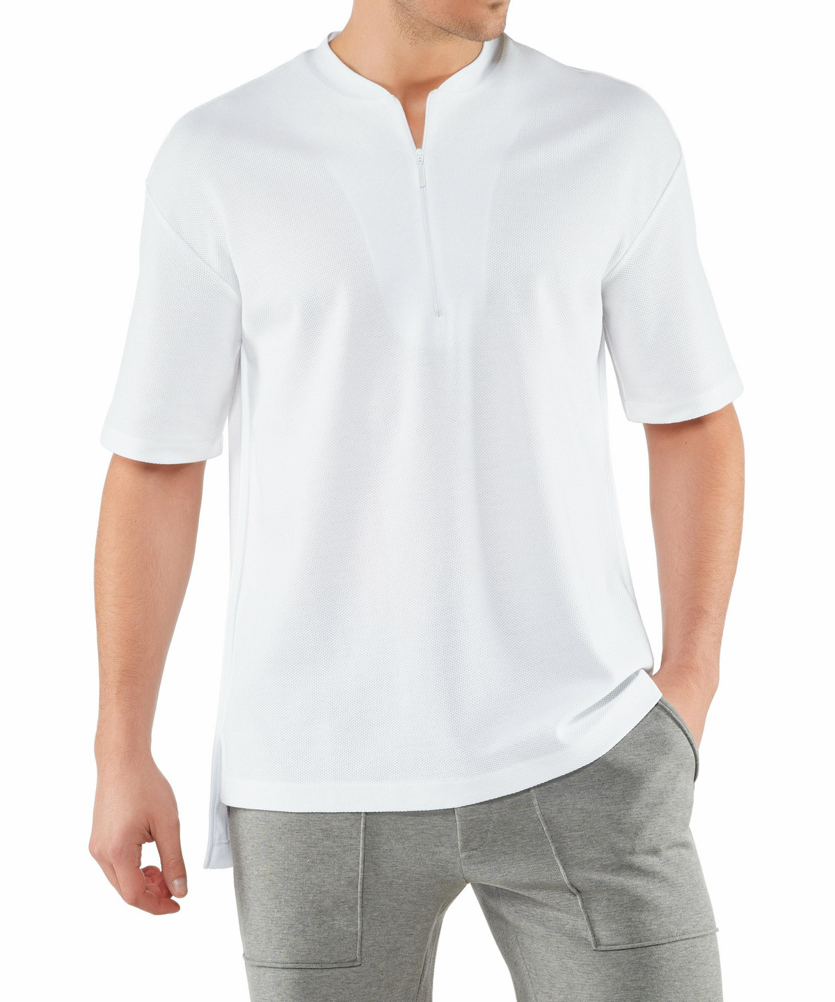 henley collar shirt