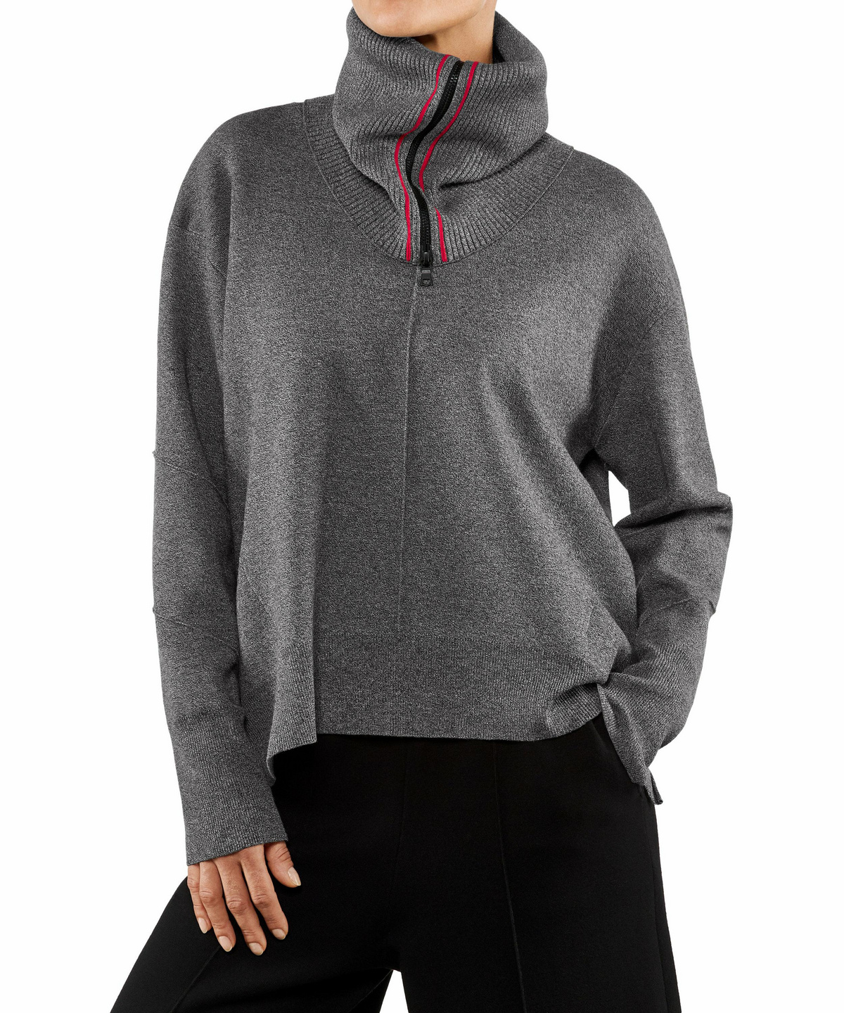 roll neck sweatshirt