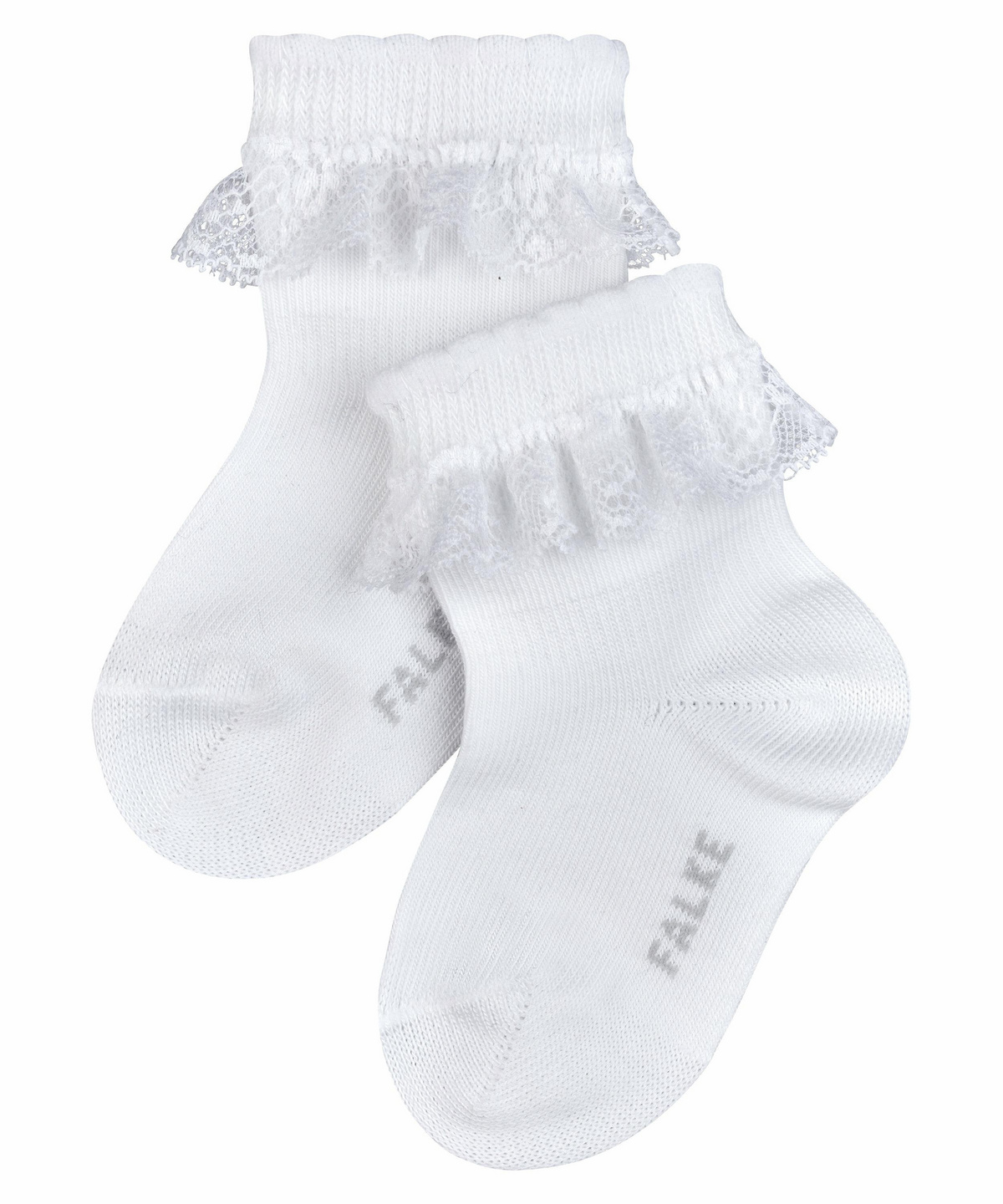 white lace baby socks