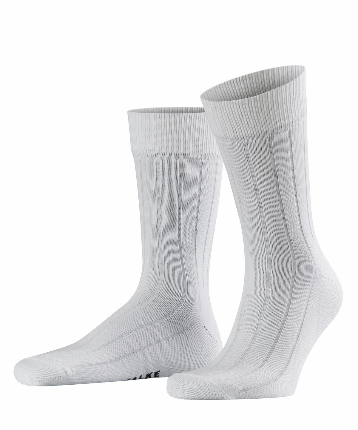 FALKE ASS Socken Streifen im weißen Retro-Design 