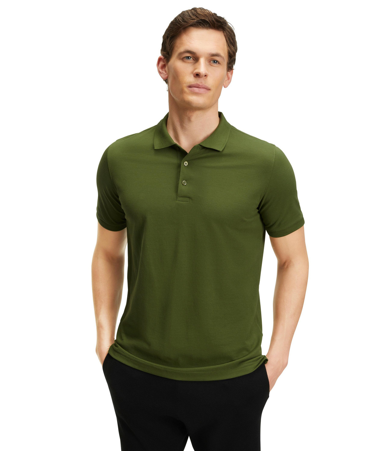 hunter green mens polo