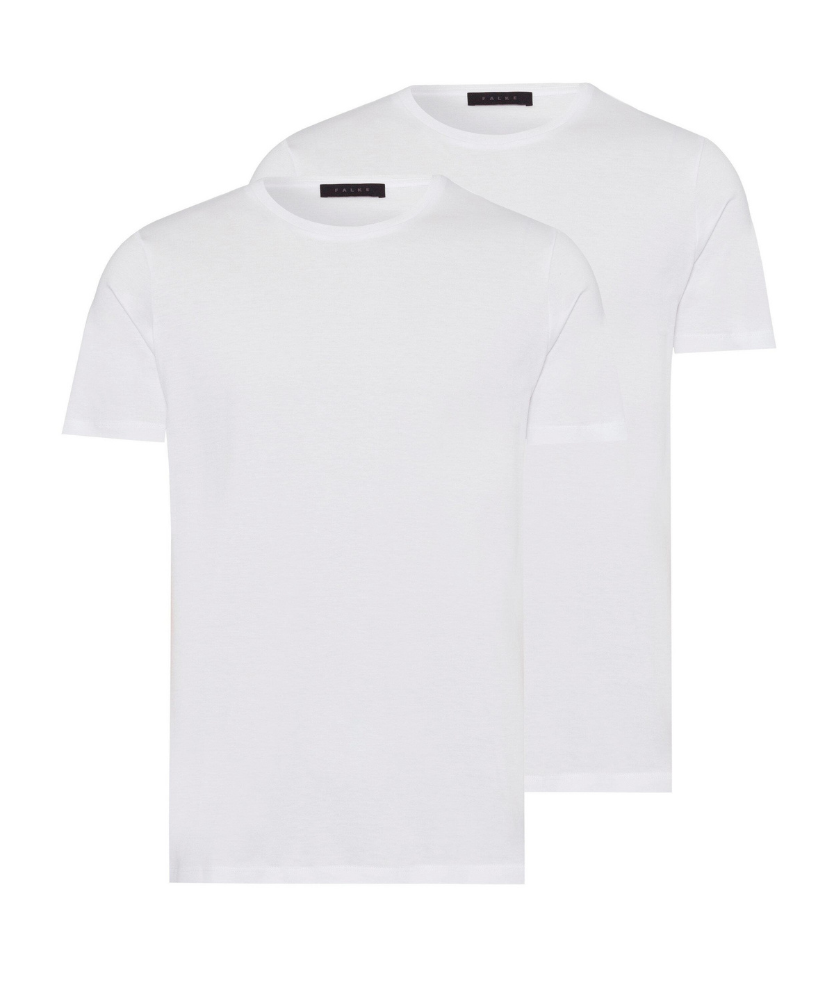 Men T-Shirt Round-neck (White) | FALKE