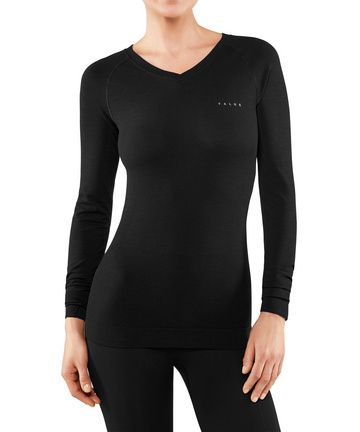 trekking 1 Piece quick dry Multiple Colours Sizes XS-XL Sports Performance Fabric FALKE Womens Warm Tight Fit Long Sleeve Base Layer Top running: thermal breathable For hiking 