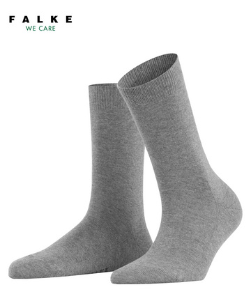 FALKE Socken mit rutschfester Sohle in Grau Damen Bekleidung Strumpfware Socken 