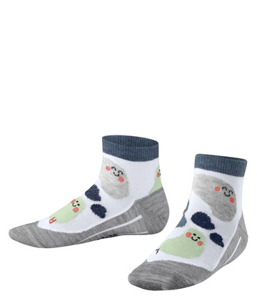 FALKE Kids Romantic Net socks - 5 Soft cotton 1  pair UK sizes 3 kid cotton mix multiple colours EU 19-38 ideal for festive occasions