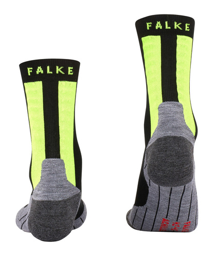 FALKE Heren Kniekousen Energizing Cotton M Kh katoen met compressie 1 paar, Zwart Black 3000, 47-48