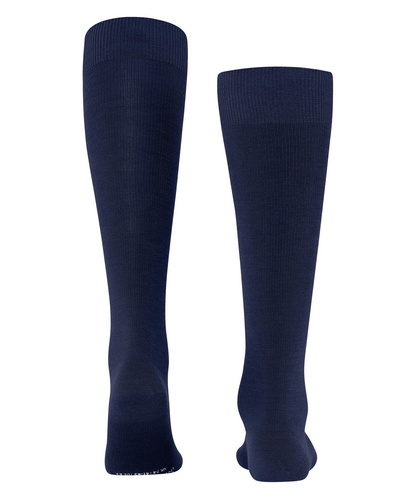 FALKE Airport Plus heren kniekousen, blauw (dark navy