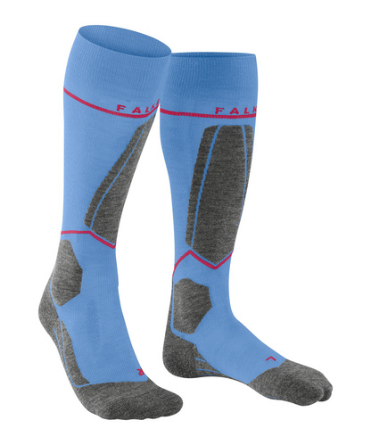 FM London Lot 4 Paires Chaussettes Ski Thermiques Hommes Femmes - Coupe Ergonomique Confort