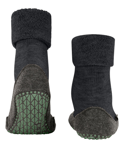 Calze Da Casa Comode Con Suola Antiscivolo E Fodera In Peluche - Blu Scuro Fantasia - Foto 11