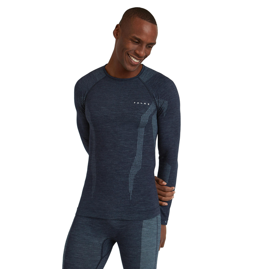 FALKE Herren Langarmshirt Wool-Tech