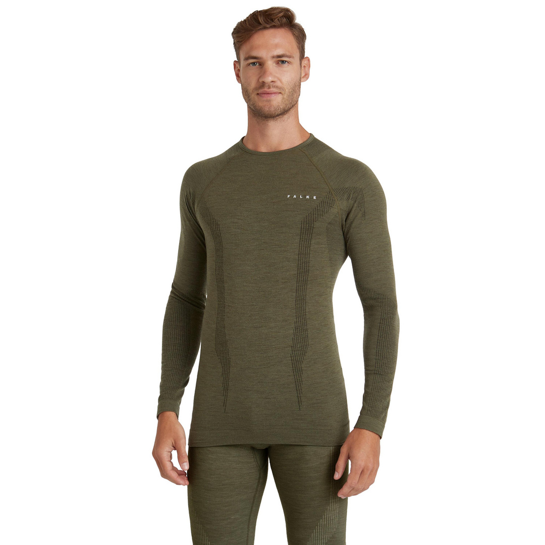 FALKE Herren Langarmshirt Wool-Tech