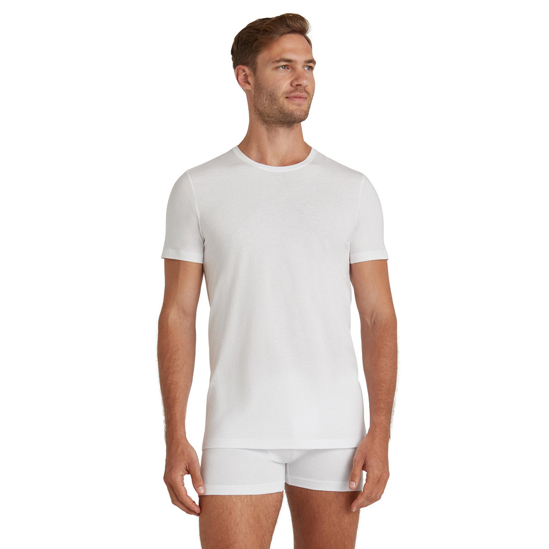 FALKE Herren T-Shirt Rundhals Daily Natural
