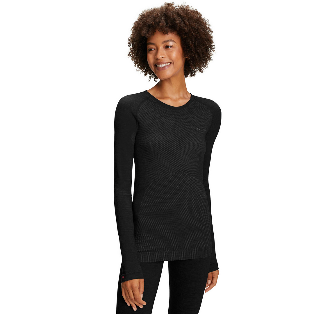 FALKE Damen Langarmshirt Wool-Tech Light