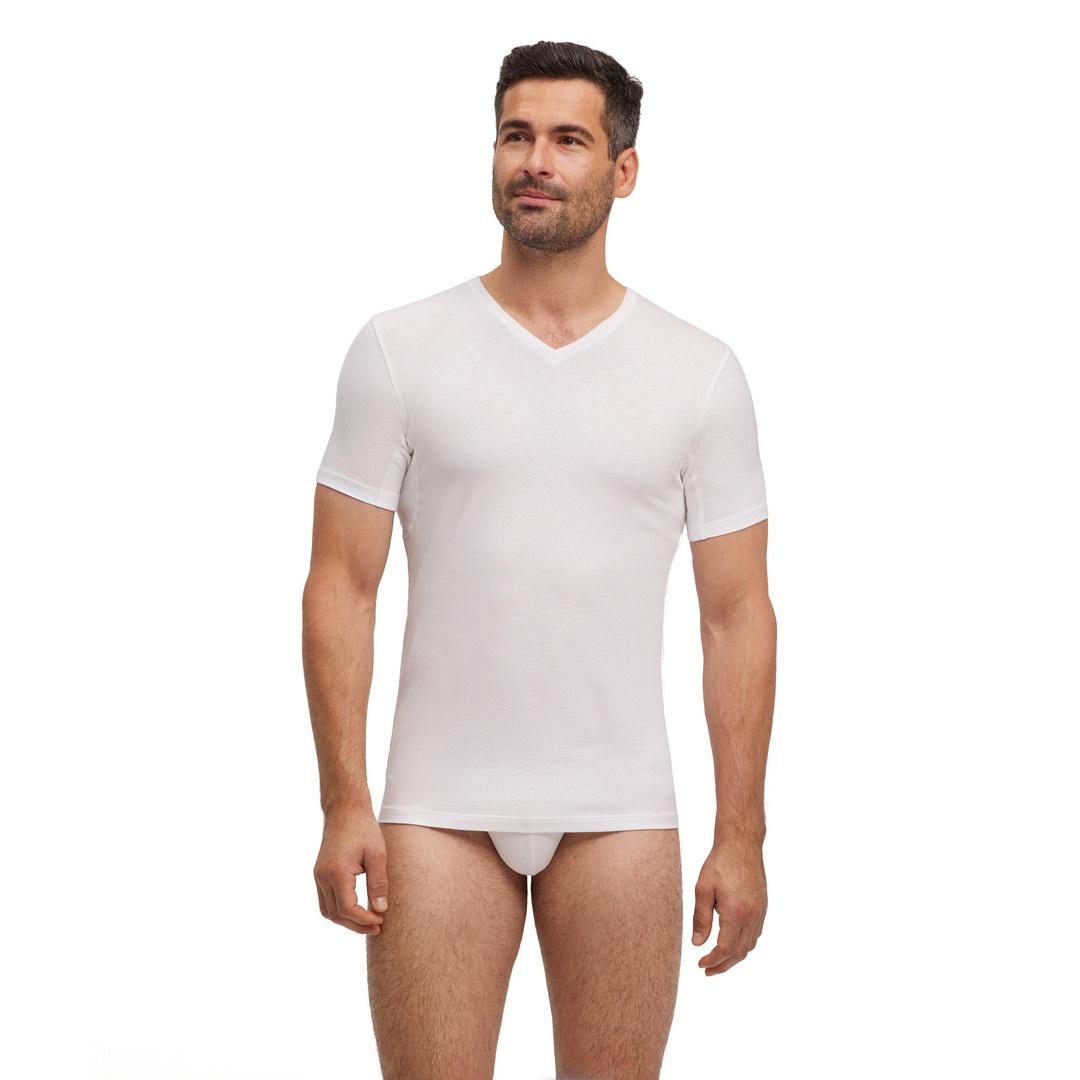 FALKE Herren T-Shirt V-Ausschnitt Daily Climate Control