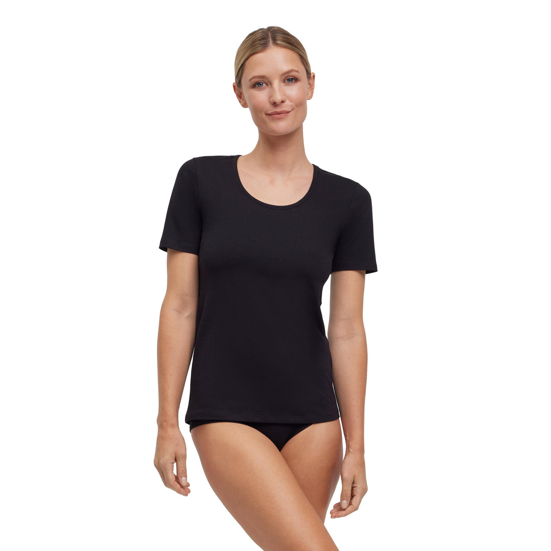 FALKE 2-Pack Damen T-Shirt Rundhals Daily Comfort