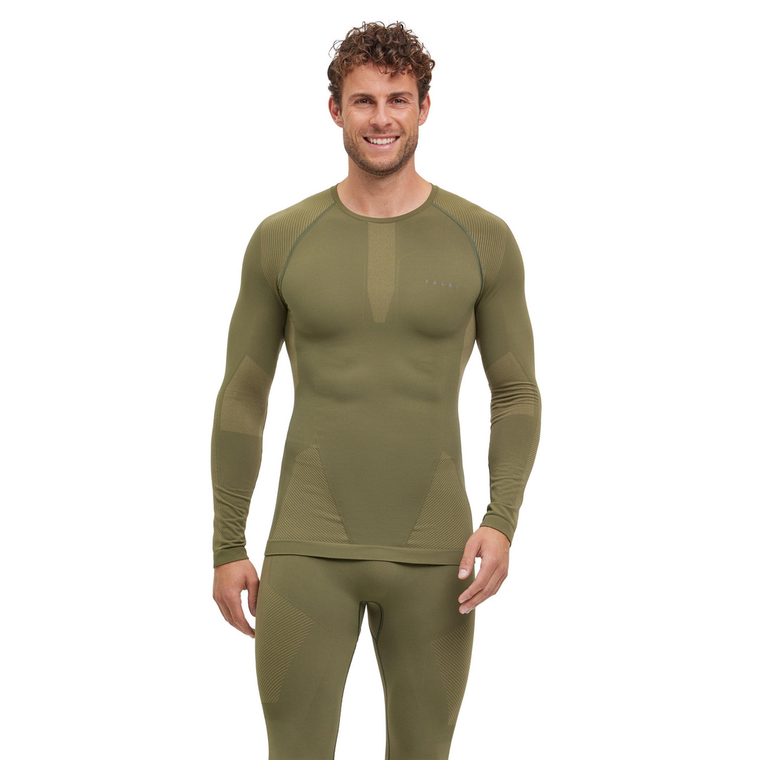 FALKE Herren Langarmshirt Warm