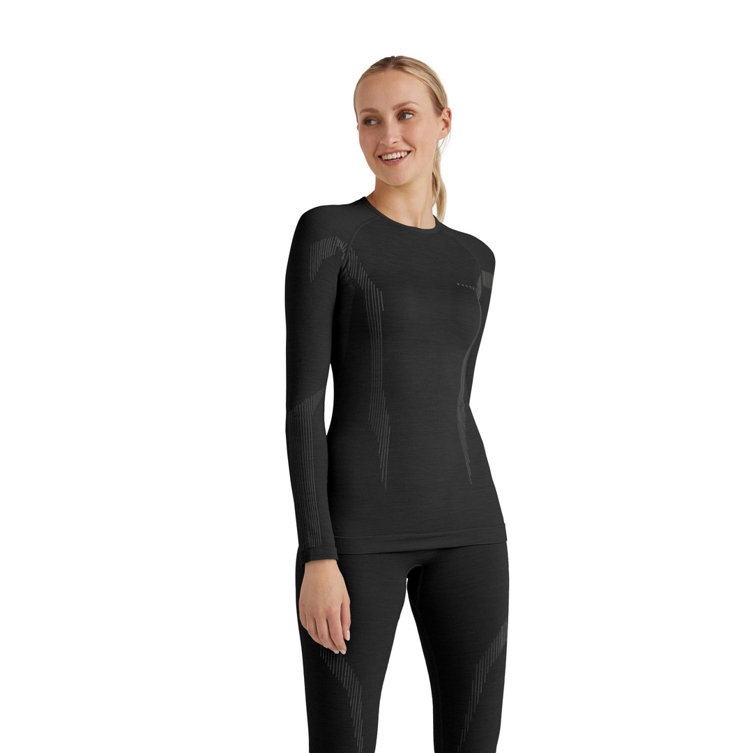 FALKE Damen Langarmshirt Wool-Tech