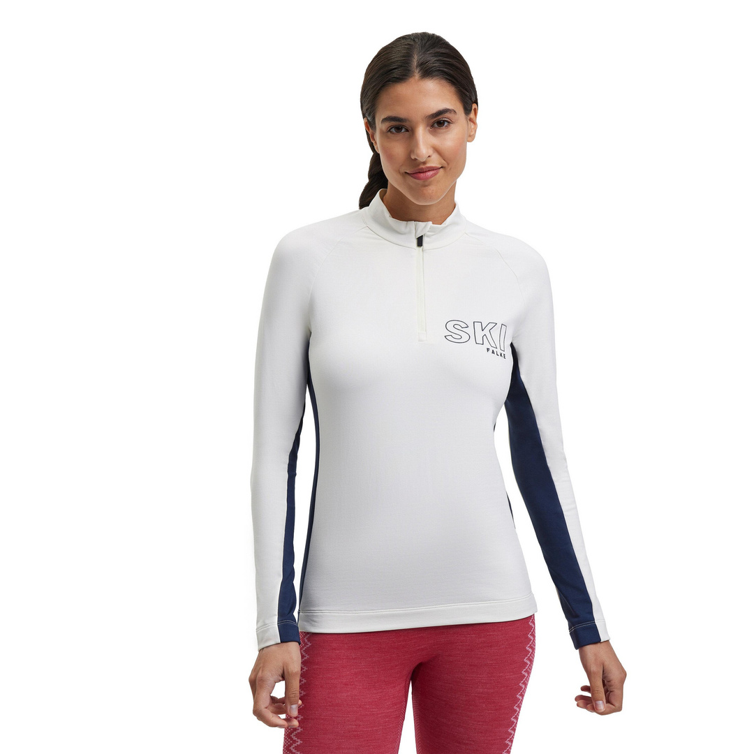 FALKE Damen Skiing Langarmshirt Stehkragen