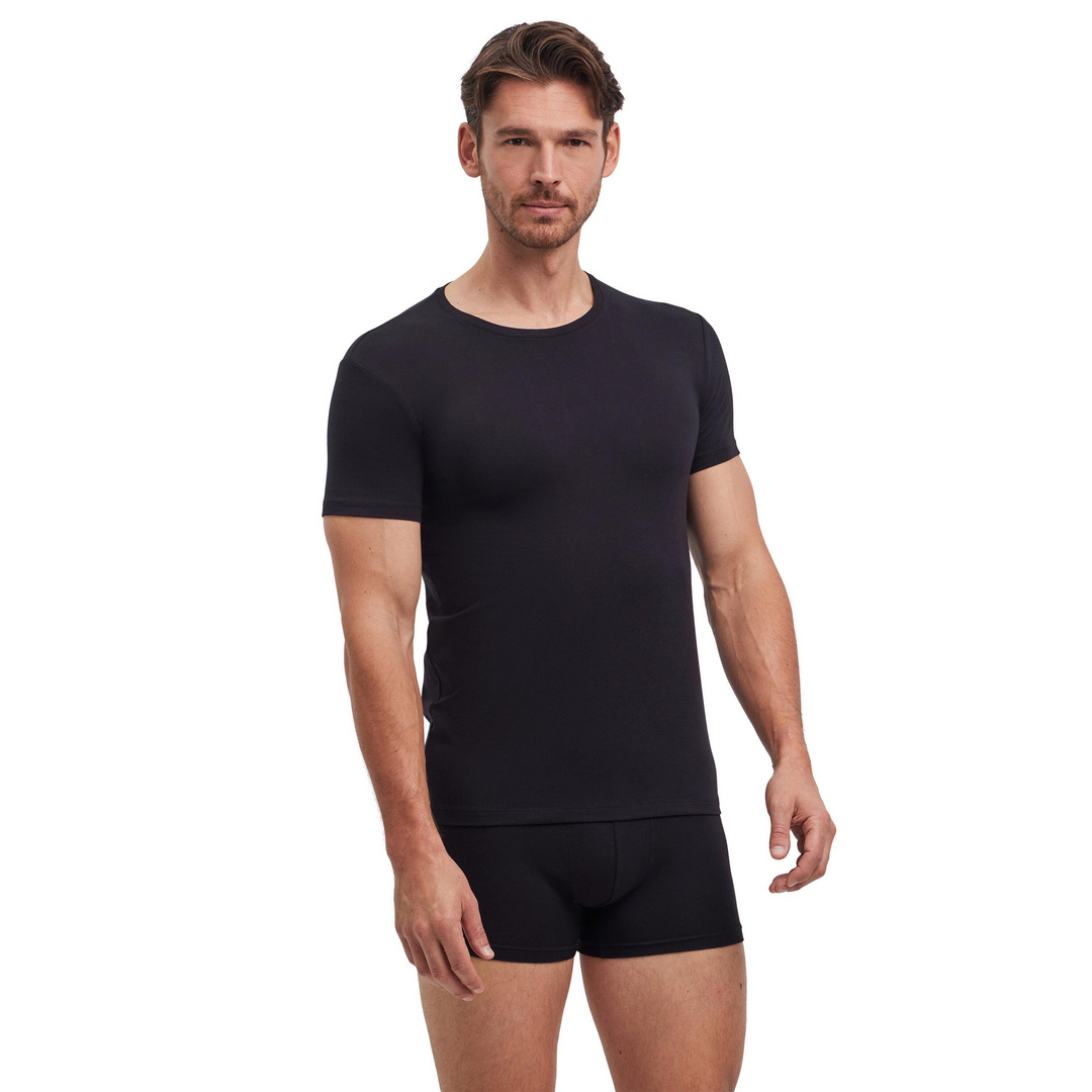 FALKE 2-Pack Herren T-Shirt Rundhals Daily Comfort