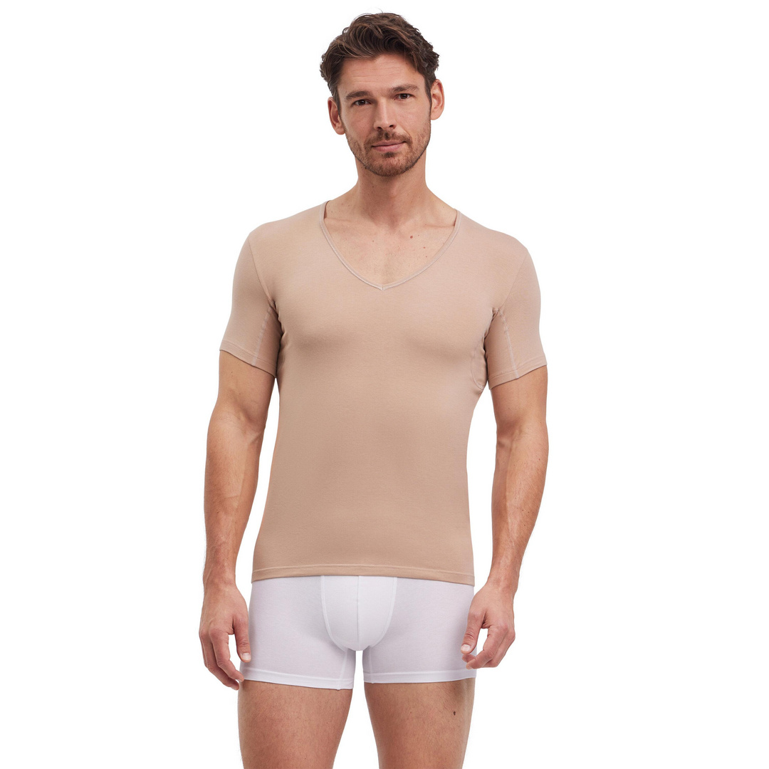 FALKE Herren T-Shirt V-Ausschnitt Daily Climate Control