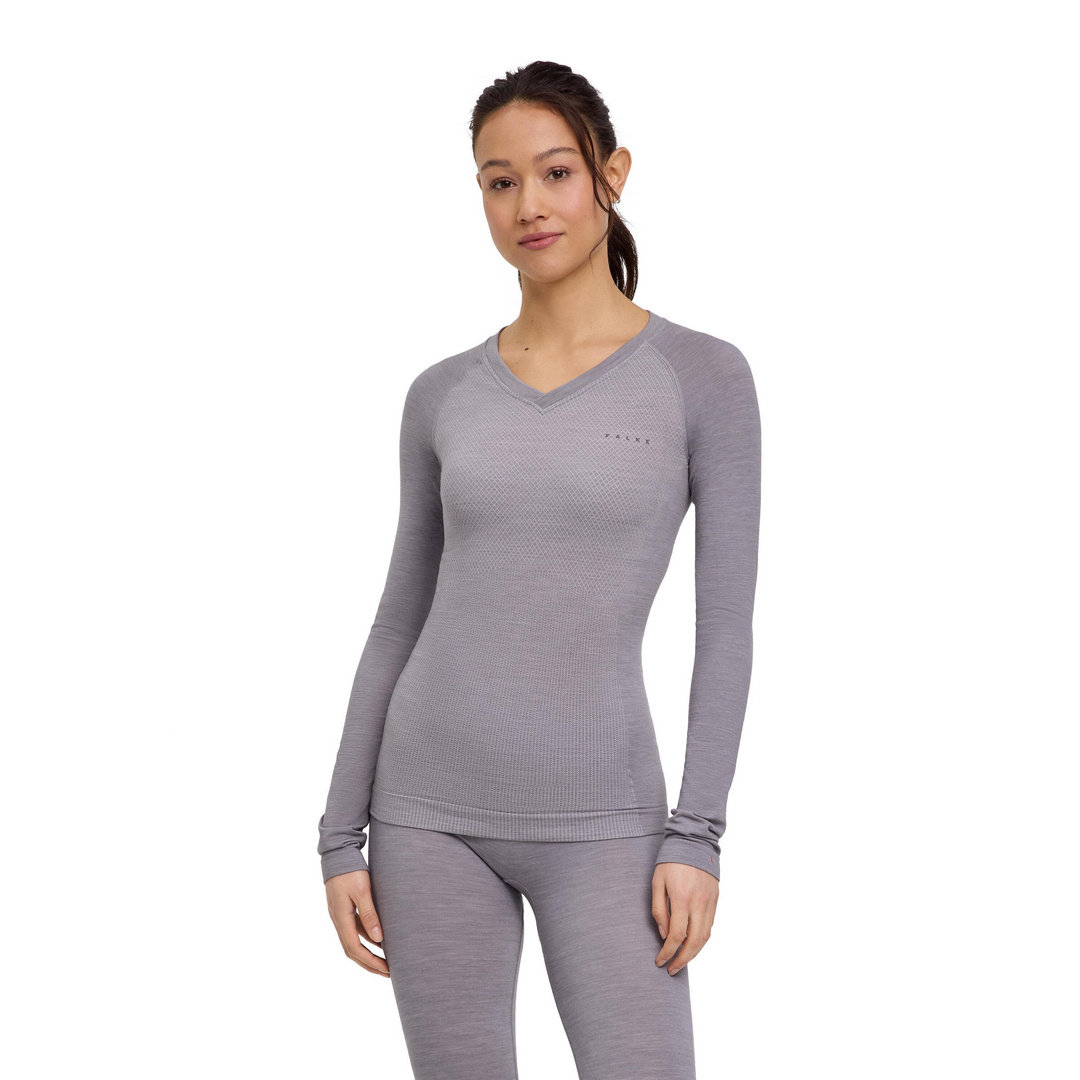 FALKE Damen Langarmshirt Wool-Tech Light