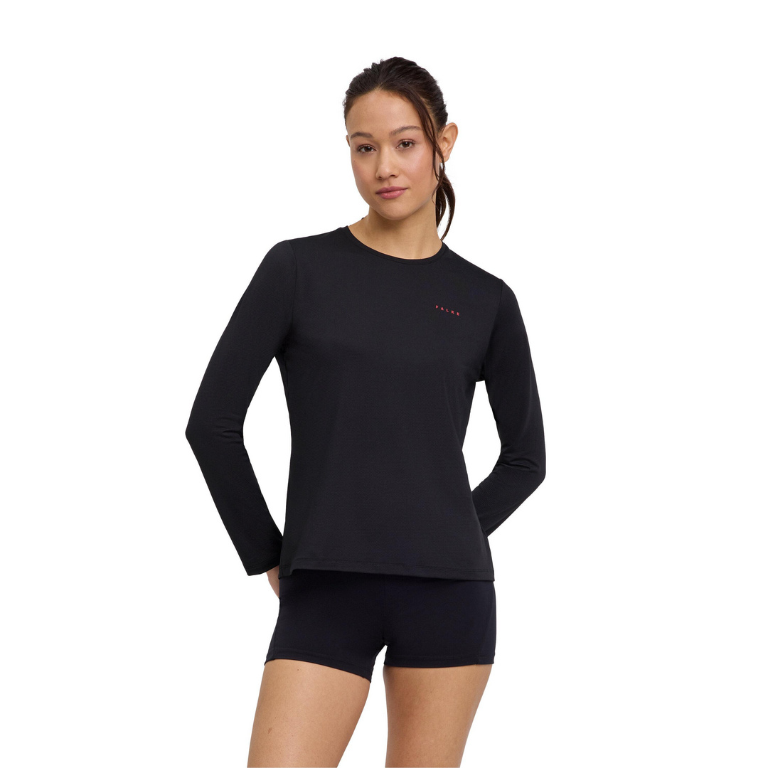 FALKE Damen Training Langarmshirt Rundhals